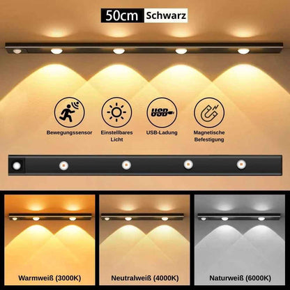 LED-Schrank- und Regalleuchte mit Bewegungssensor