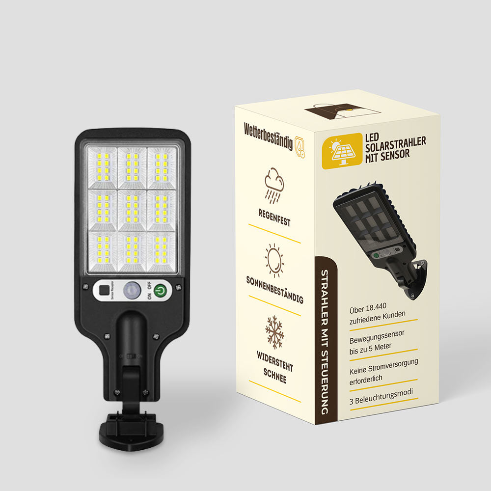 Solar-LED-Strahler mit Fernbedienung